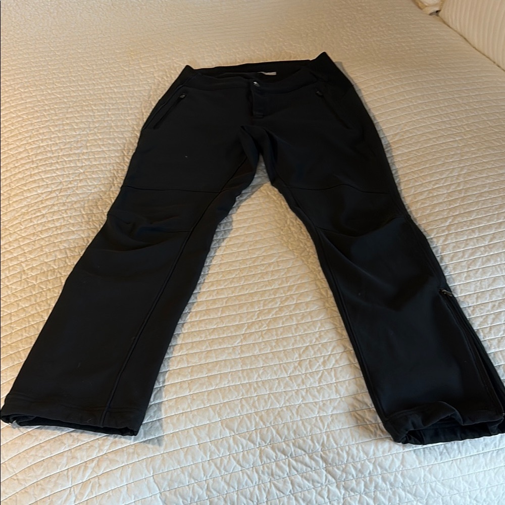 Columbia Omni Heat Black Straight Leg Soft Shell Pants
